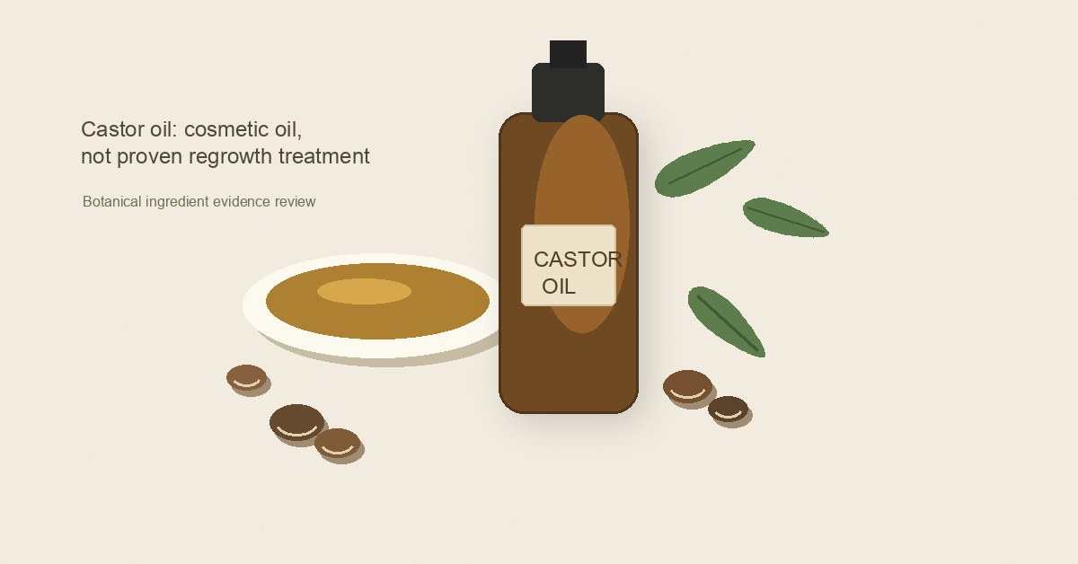Castor Oil for Hair Growth: What the Evidence Actually Shows